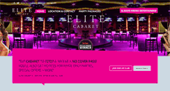 Desktop Screenshot of elitecabaret.com